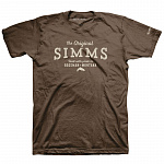 Футболка Simms The Original T-Shirt (2XL, Brown) - фото 1
