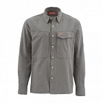 Рубашка Simms Guide LS Shirt - Solid (S, Pewter) - фото 1