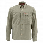 Рубашка Simms Guide LS Shirt - Solid (M, Dark Khaki) - фото 1