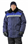 Куртка зимняя &quot;УРАЛ&quot; цвет: т.синий/василек (60-62, 170-176) - фото 1