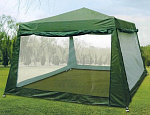 Палатка-тент Eurica (315*315*230) + каркас, 4 москитки, вес 8кг - фото 1