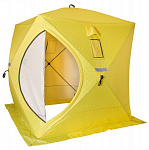 Палатка зимняя Куб утепл. 1,8х1,8 yellow lumi/gray PREMIER  - фото 2