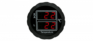 Цифровой индикатор температуры двигателя ЦИТД-3 v3 с врезными датчиками ТПТ-3-6