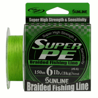 Шнур плетёный SUNLINE &quot;Super PE&quot; Light Green 150m #3.0 30lb 15kg - фото