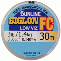 Леска флюорокарбон SUNLINE &quot;Siglon FC&quot; 30м Clear 0.245mm 4.1kg
