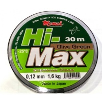 Леска Hi-MAX Olive Green -25°, 30м 0,16мм 2,9кг