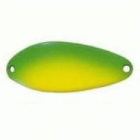 Блесна LITTLE CLEO 2/3 OZ, цвет желтый с зеленой полосой