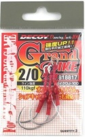 Крючок Decoy DJ-100 Grand Pike #2/0 (упаковка - 3 шт)