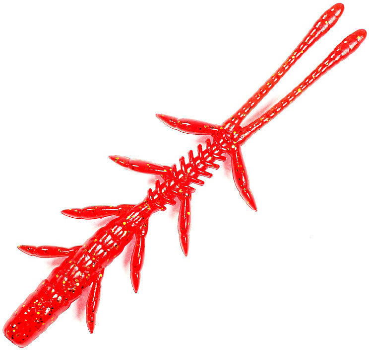 Креатура JACKALL Scissor Comb 2.5&quot; (10 шт.) red gold flake - фото