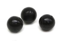 Бусина фидерная Namazu Soft Beads, PVC, d-5,курглая, черная (уп.20 шт.)	