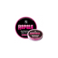 Шнур плетеный RAPALA Rapinova-X MULTI GAME розовая 150м./ 0,14мм./#0.8