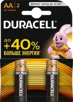 Батарейка DURACELL LR6-2BL BASIC 2*6 (2 шт.)