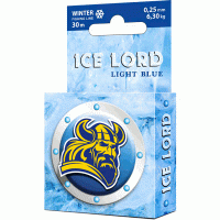 Леска зимняя Ice Lord Light Blue 0,16mm 30m