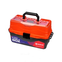 Ящик для снастей трехполочный Tackle Box NISUS оранжевый