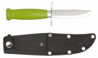 Нож MoraKniv Scout 39 Safe Green, нерж. ст., деревянная рукоять (салатовая)