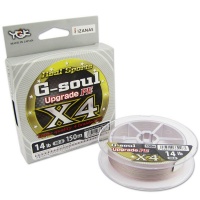 Шнур плетеный YGK G-soul X4 Upgrade 150m #0.25-4lb