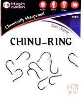 Крючок KOI &quot;CHINU-RING&quot;, размер 3 (AS)/6 (INT), цвет BN (10 шт.)