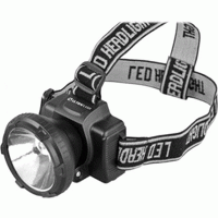 Фонарь Ultraflash акк. налоб. LED 5364 (черный, 2режима, пластик)