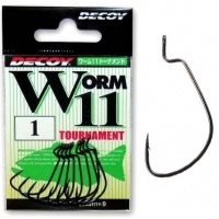 Крючки Decoy Worm 11 #2/0 (8шт./упак)