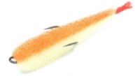 Поролоновая рыбка Zander Fish 9 WOB (белое тело/оранжевая спина/красный хвост) 