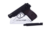 Пистолет пневм. Stalker SPM (аналог ПМ) к.4,5мм, пластик, 120 м/с, черный, +250шар.