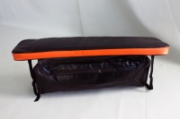 Накладка-сумка на сидение Solar 1100*230*21 (черно-оранжевый)