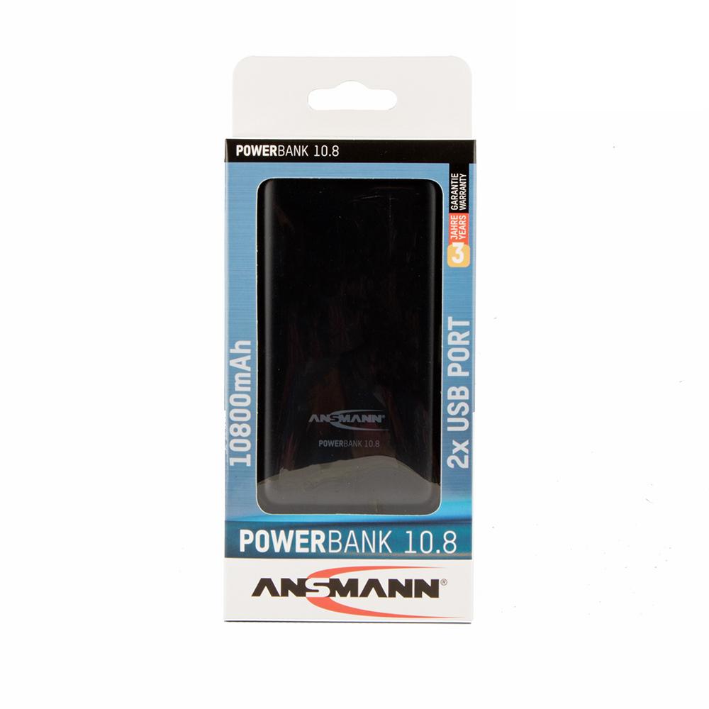 Внешний аккумулятор Power Bank Ansmann 1700-0067 10800mAh - фото