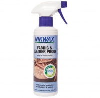 Пропитка водоотталкивающая для обуви NICKWAX Fabrick&Leather Spray (текстиль,кожа) 300мл.