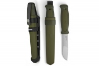 Нож MoraKniv Kansbol (нержавеющая сталь, прорезиненая ручка + ножны с системой фиксации M.O.L.L.E)