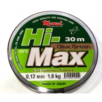 Леска Hi-MAX Olive Green -25°, 30м 0,15мм 2,5кг