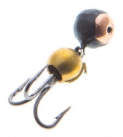 Мормышка вольфр. Грифон Дьявол-Шар с шариком 4 мм (медн.коронка) 