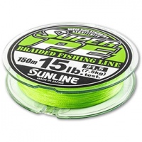 Шнур плетёный SUNLINE &quot;NEW SUPER PE&quot; L. Green 150m #1.5 15lb 7.5kg