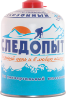 Газ для порт. плит &quot;Следопыт&quot;, метал. баллон, 450гр. резьб., (всесезонный)