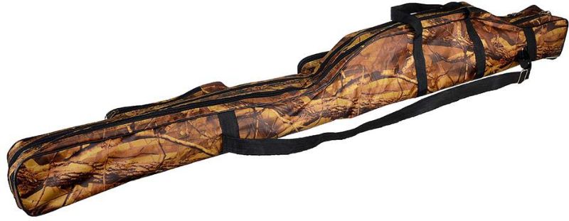 Чехол для удочек (Beluga/Xin/Xin), цвет-лес, 150см(2молнии+карман) - фото