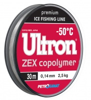 Леска зимняя Zex Copolymer (-50С) 30м 0,20мм 5,2кг