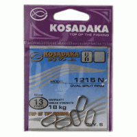 Кольца заводные овальные 10mm (5шт.) Kosadaka 1215N-10