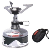 Горелка газовая Coleman F1Lite (мощность 4800W, вес 77г, мягкий футляр, топливо газовый картридж)
