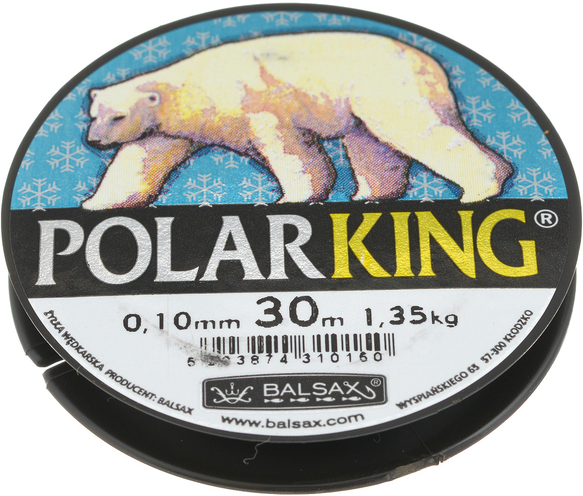 Леска зимняя Polar King 30м 0.10 ( 1,35 кг) - фото
