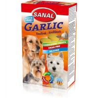 SANAL Дрожжевые витамины для собак с чесноком &quot;Garlic&quot; 100г.