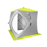 Палатка зимняя Куб утепл. 1,8х1,8 yellow lumi/gray PREMIER