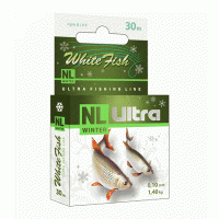 Леска NL ULTRA WHITE FISH зимняя (Белая рыба) 30m 0,22mm