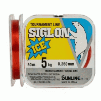 Леска SUNLINE &quot;SIGLON ICE&quot; 50м RED 0.128mm 1kg