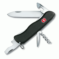 Нож перочинный Victorinox NOMAD 111мм., 11 функций, черный
