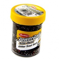 Паста форелевая Berkley powerBait Select Glitter Trout Bait Smoke N Fire Silver 50гр.