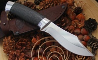 Нож «Шериф» Н68, сталь ЭИ-107, рукоять: дюраль, наборная кожа