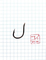 Крючок KOI &quot;4X-ISEAMA-RING&quot;, размер 1 (INT)/14 (AS), цвет BN (10 шт.)