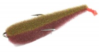 Поролоновая рыбка Zander Fish 9 BLB (кирпичное тело/салатовая спина/красный хвост) 
