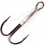 Крючок-двойник незацеп. KOSADAKA Weedless V-Double №6 - фото 1