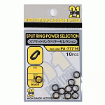 Заводные кольца PONTOON21 Power Selection, цв. черный, #4, 100 шт.уп - фото 1