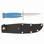 Нож MoraKniv Scout 39 Safe Blue, нерж. ст., деревянная рукоять (синяя) - фото 1